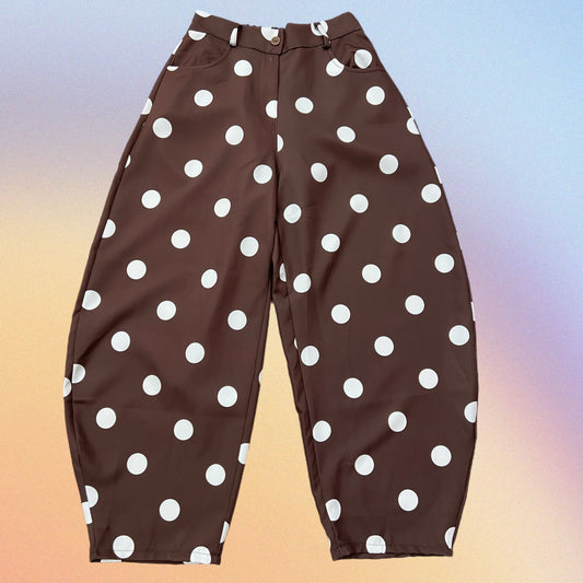 Pantalone LUNARES cioccolato