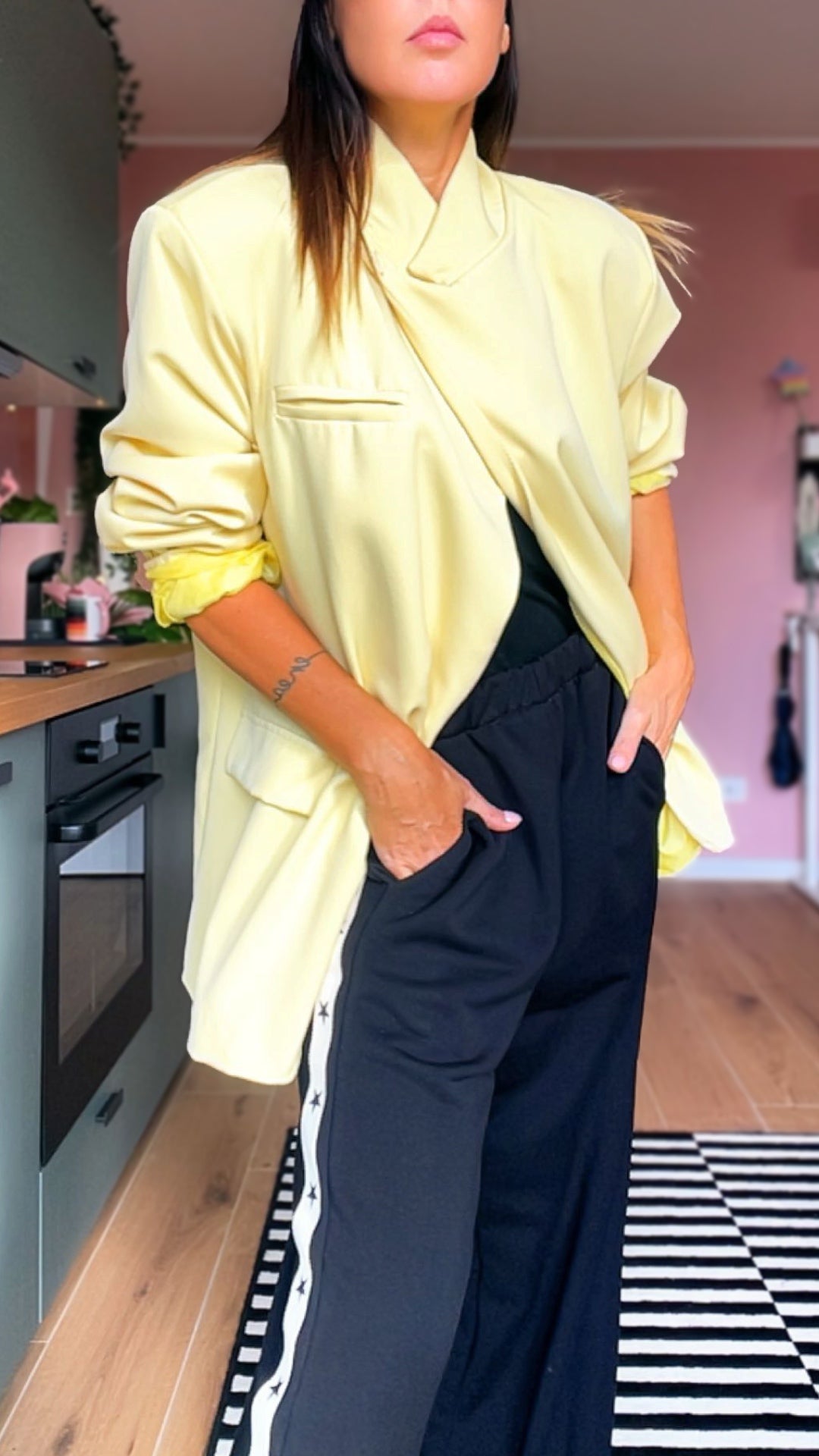 Blazer CHIC giallo pastello