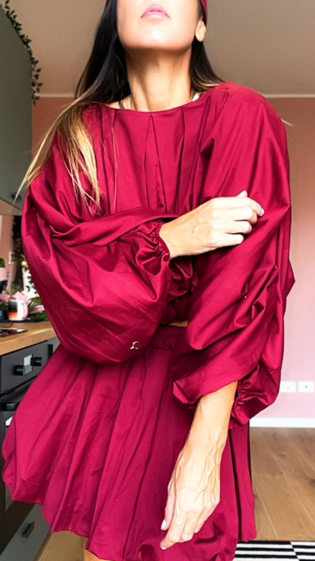 Blusetta BON BON bordeaux