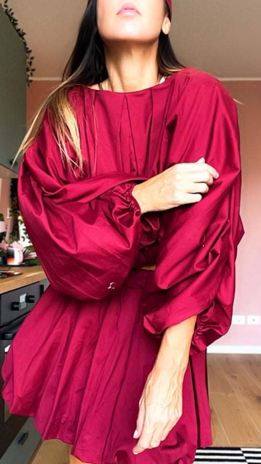 Blusetta BON BON bordeaux