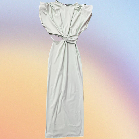 Abito CUT-OUT menta