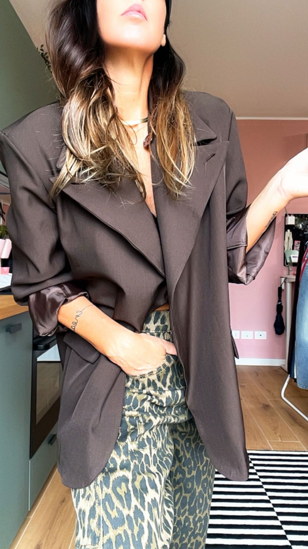 Blazer CHIC color moro
