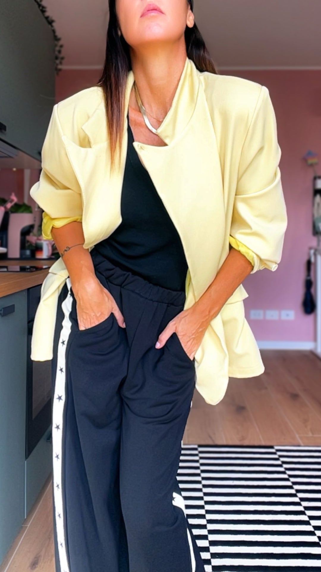 Blazer CHIC giallo pastello