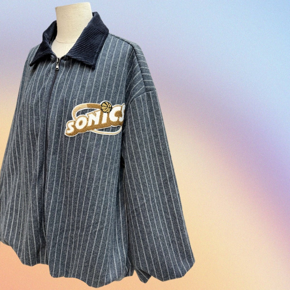 Cappotto coach “Sonics” blu