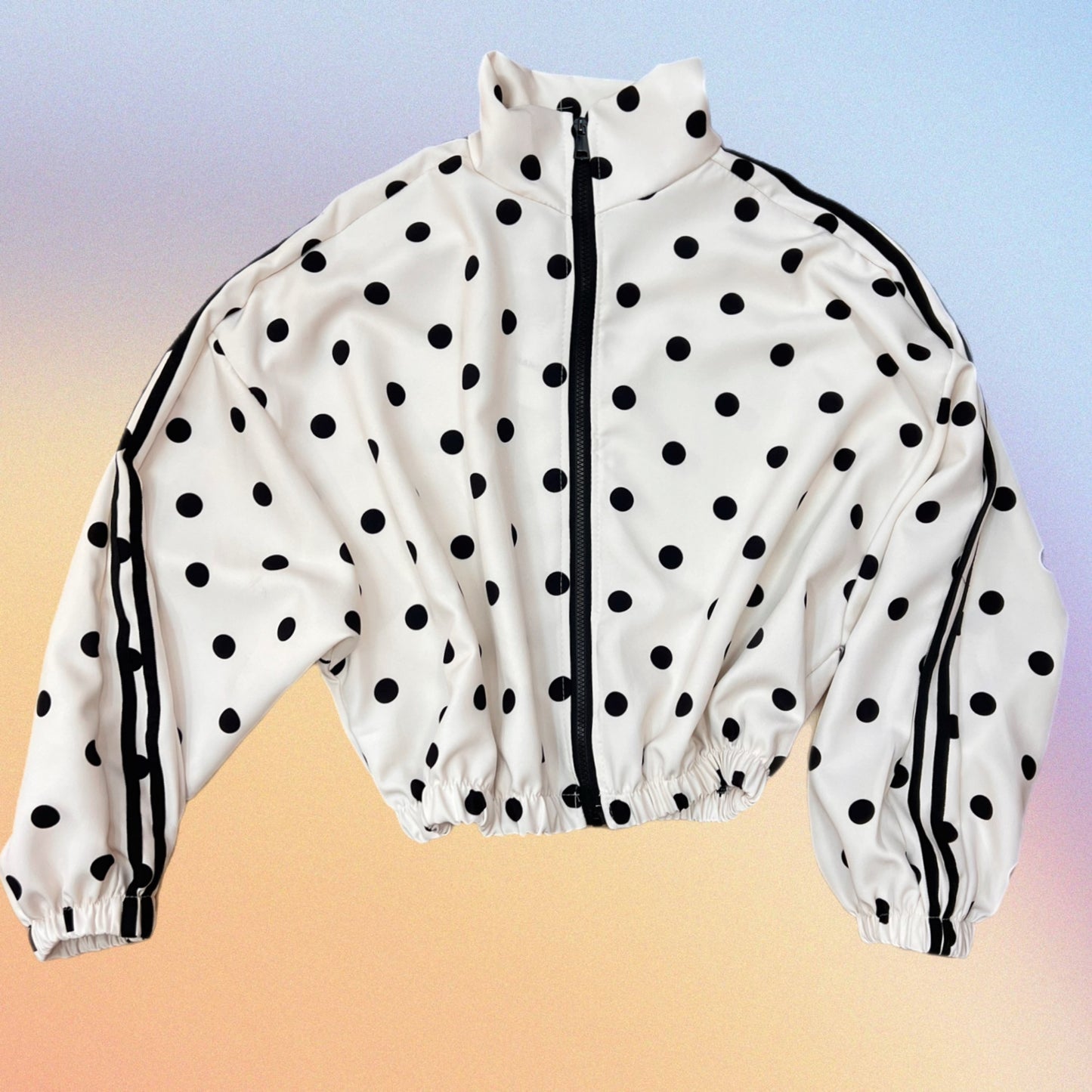 Felpa zip MISSY bianco