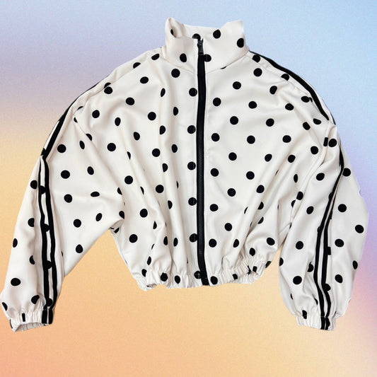 Felpa zip MISSY bianco