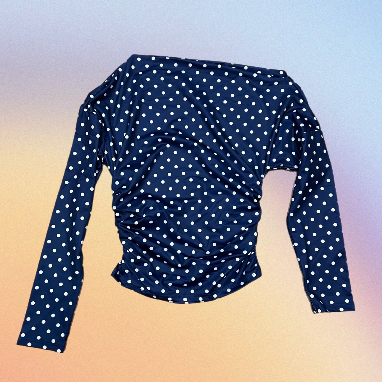 Blusetta SOFY blu/bianco