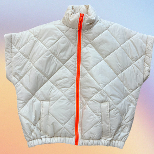 Gilet MAYA crema/fluo