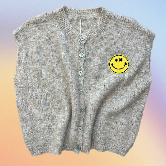 Gilet SMILE color beige