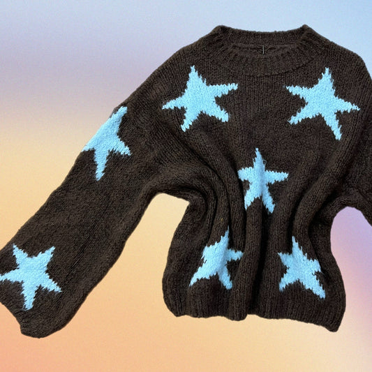 Pull RORY stella marrone/azzurro