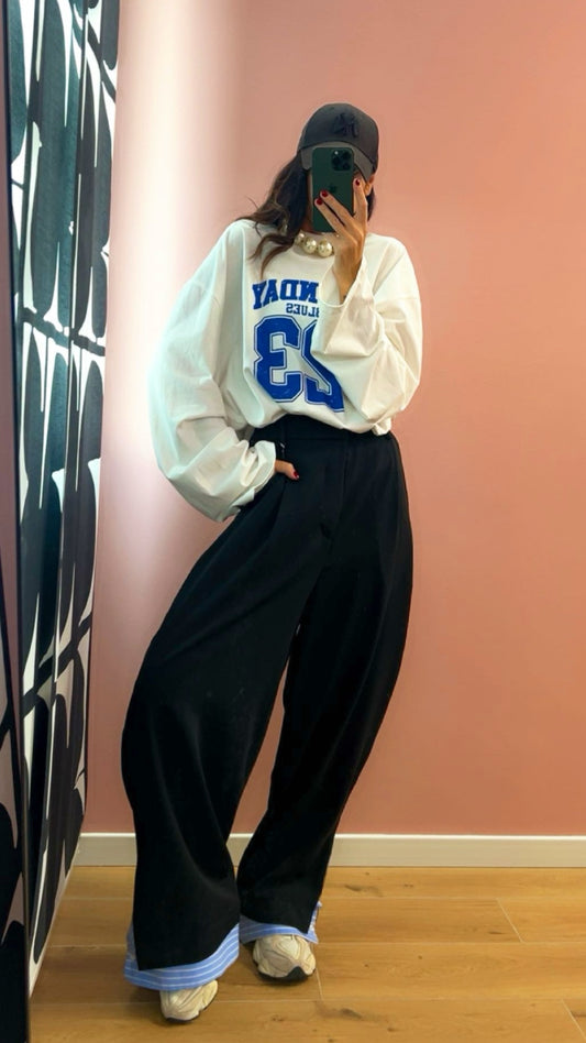 Pantalone LUMINA baloon polsino