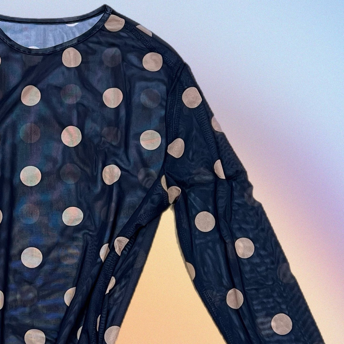 Blusetta CARRIE nero/beige